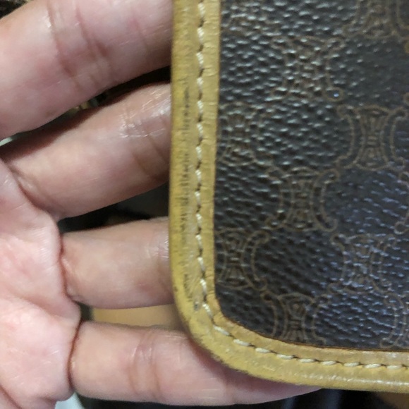 TODAY ONLY: AUTHENTIC CELINE MCADAM BACKPACK - MED signs of wear - faded Logo - Picture 10 of 12